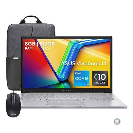 ASUS Vivobook 14 (X1404): Potencia y Estilo para tu Rutina Gamer y Familiar