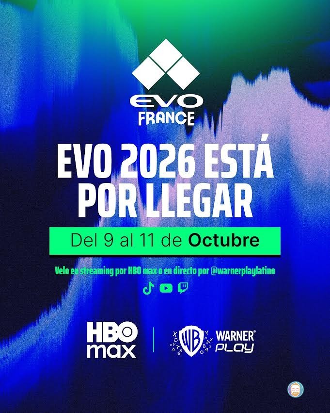 Evo Francia 2026 se traslada a HBO Max y Warner Play Latino