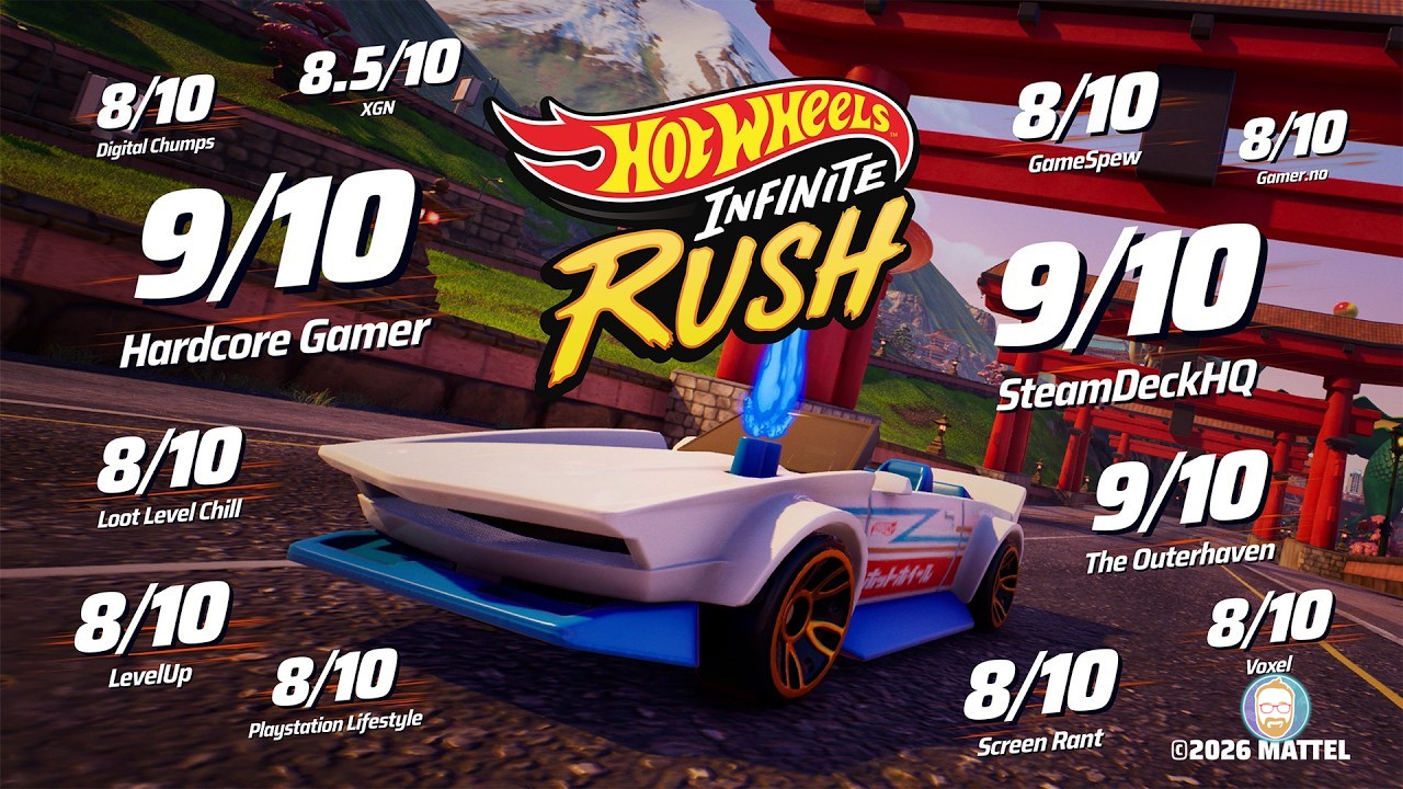 HOT WHEELS Infinite Rush presume sus mejores reseñas