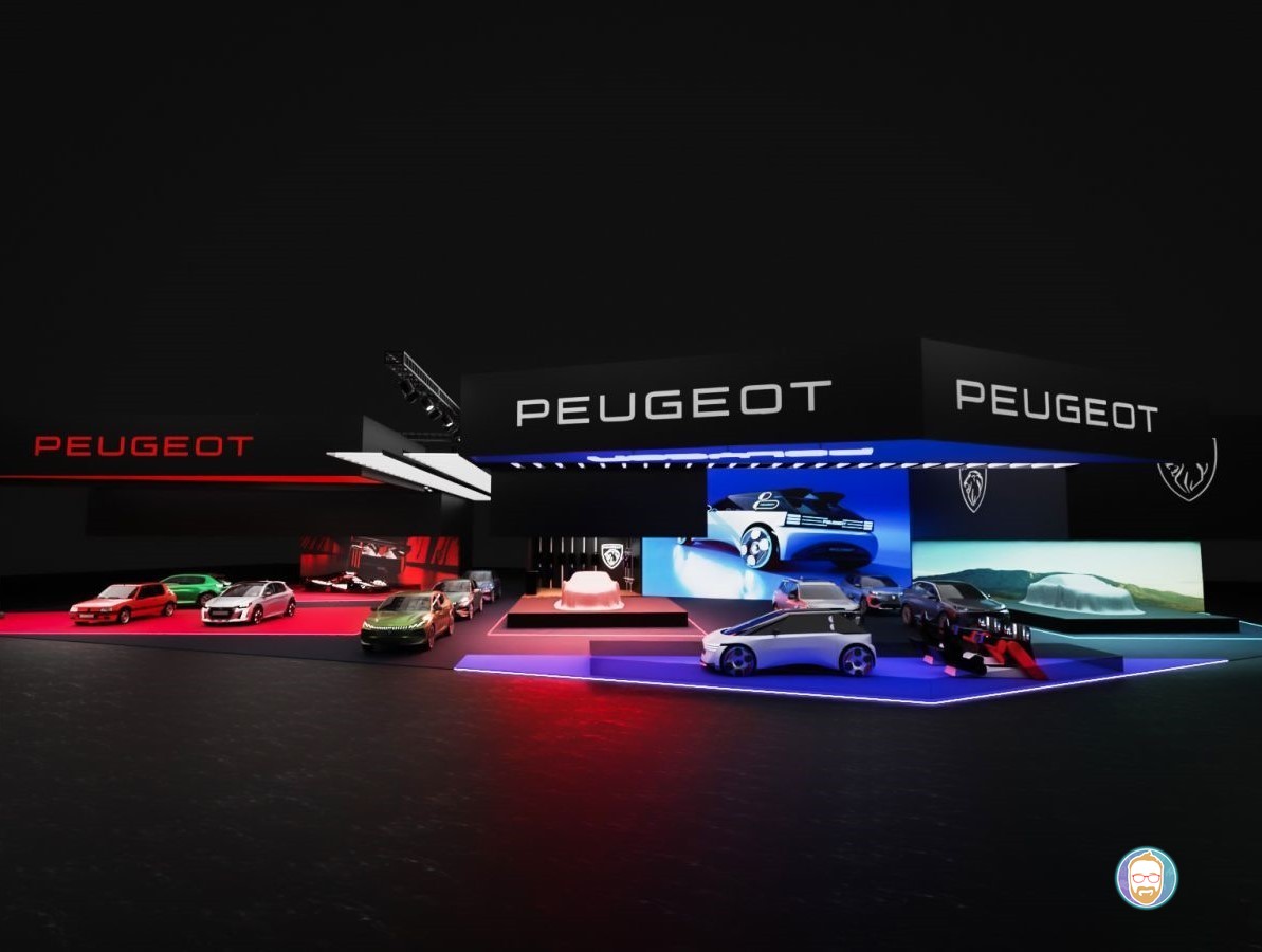 Peugeot se la rifa con su nuevo stand inmersivo para el Salón del Automóvil de París 2026
