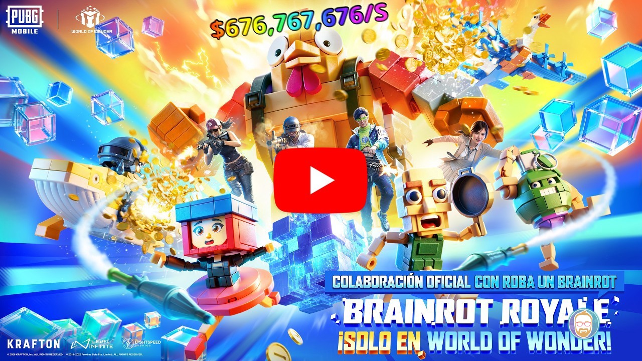 PUBG MOBILE se expande con Brainrot Royale en World of Wonder